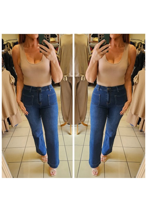 A SUNDAY STROLL JEANS - DARK DENIM