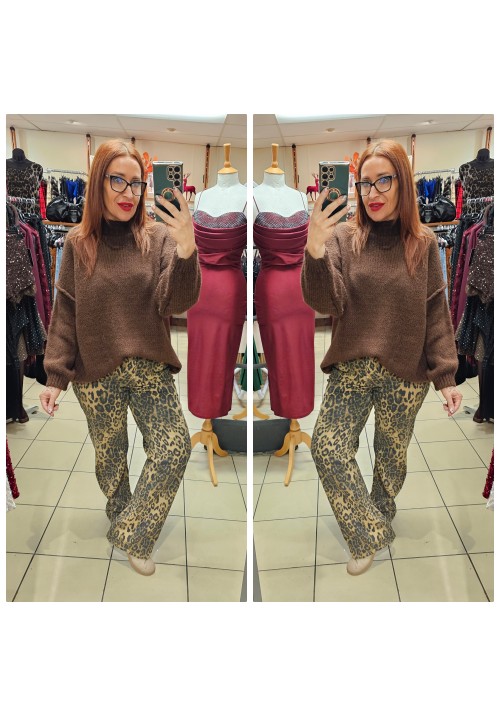 ANIMAL INSTINCT WIDE LEG JEANS 