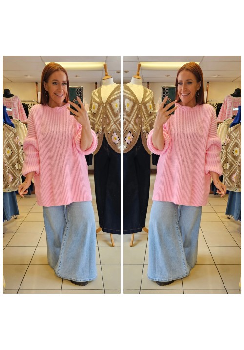 A SNUG LIFE JUMPER - PINK