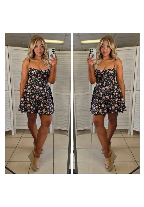  DOLLY DAYDREAM SUNDRESS - BLACK 