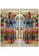  OCEAN CLUB MAXI SKIRT - VARYING MIXED PRINTS
