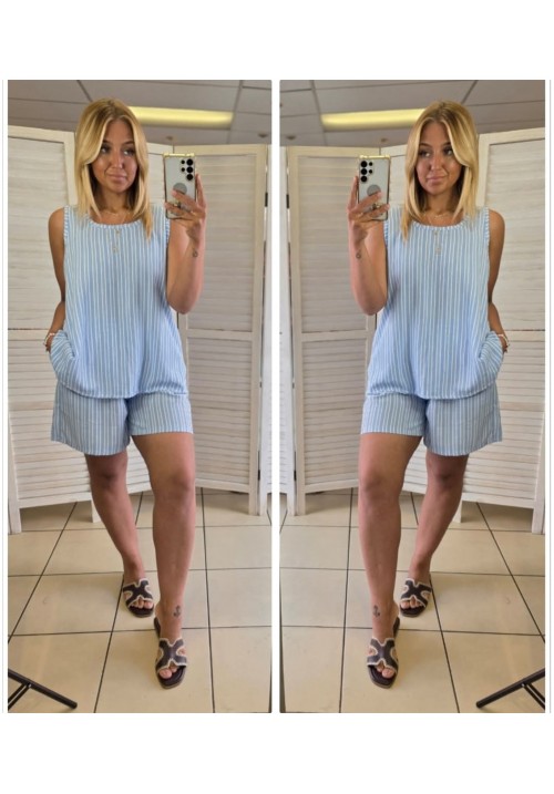  THE CHALKLINE COLLECTION - DENIM BLUE - SHORTS