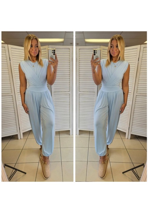 DRAPE ESCAPE CO ORD - BLUE