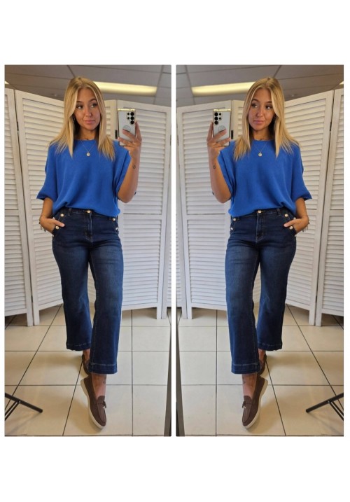 THE CHILL STITCH JUMPER - BLUE