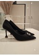 THE CARRIE CLASSIC POINTED TOE HEEL - BLACK