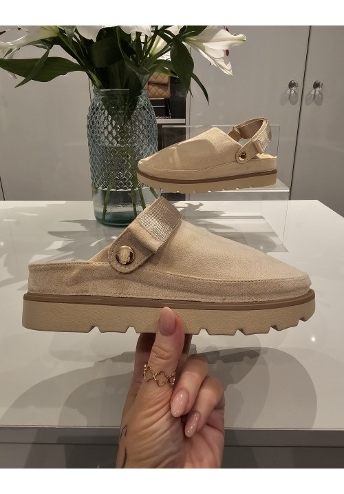 SPRING SNUG STAR CLOG - BEIGE