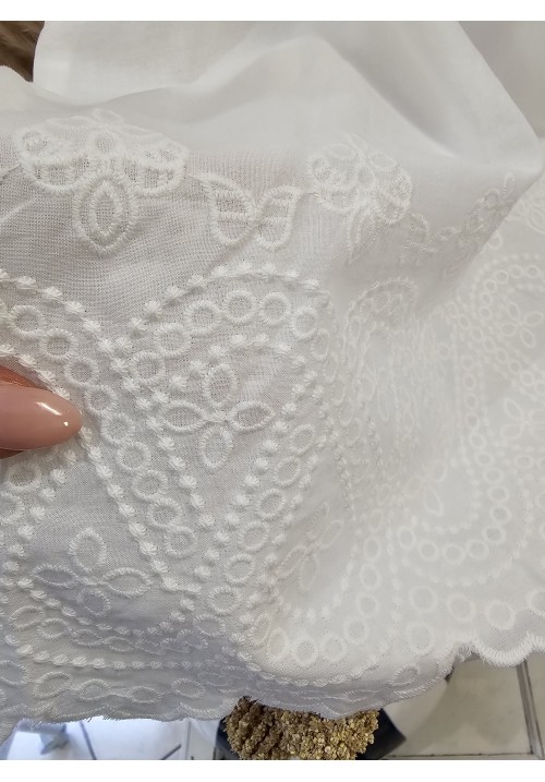 CLEAN COTTON SUMMER TOP - WHITE