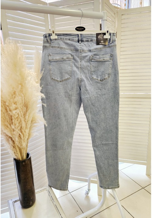 CURVY DIVA SKINNY JEANS - LIGHTWASH DENIM BLUE