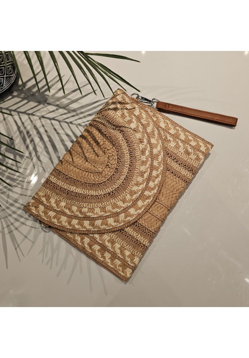 CLUTCH N STRAWS BAG - NATURAL