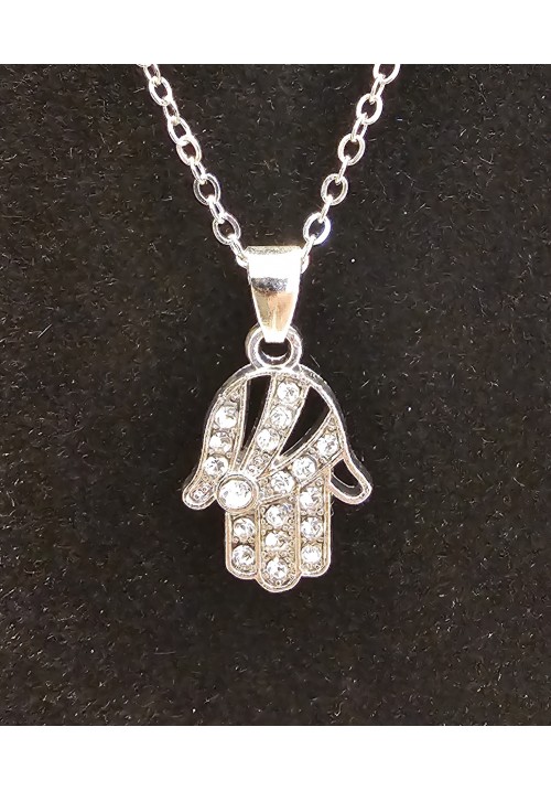 PALM PRINCESS PENDANT - SILVER TONE