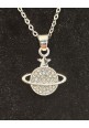 OUT OF THIS WORLD PENDANT - SILVER TONE