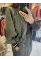  MAVERICK MILITARY BOMBER JACKET - KHAKI