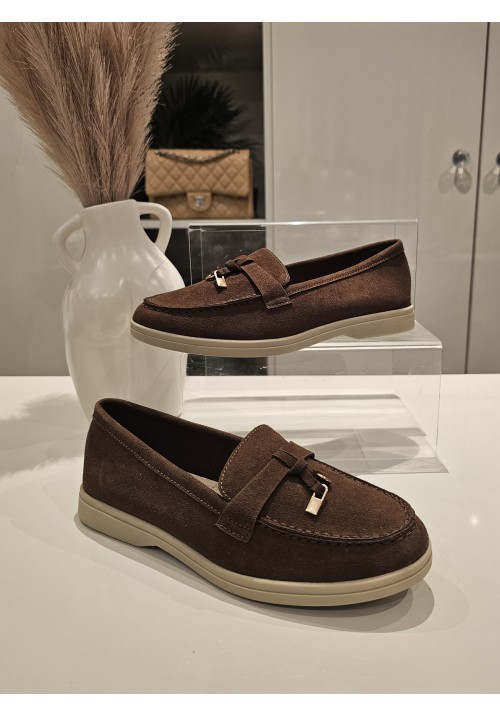  THE HAMPTONS LOAFER - CHOCOLATE 