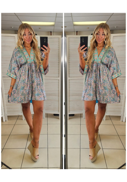 LAGUNA PAISLEY DRESS 