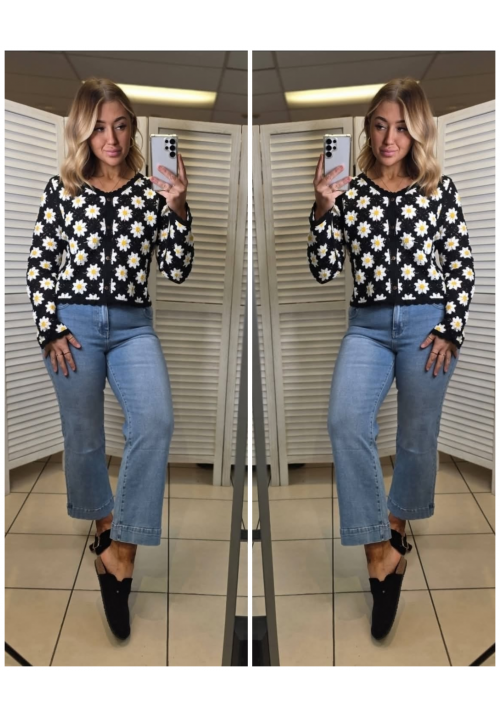 DAISY DAZE CROCHET CARDIGAN 