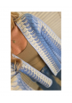 SCALLOP SOUL CARDIGAN - BLUE