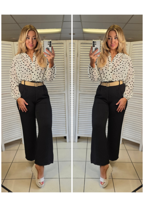 SPOT ON BODYSUIT - CREAM