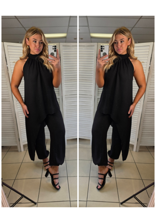 GENIE DREAMS CO ORD - BLACK