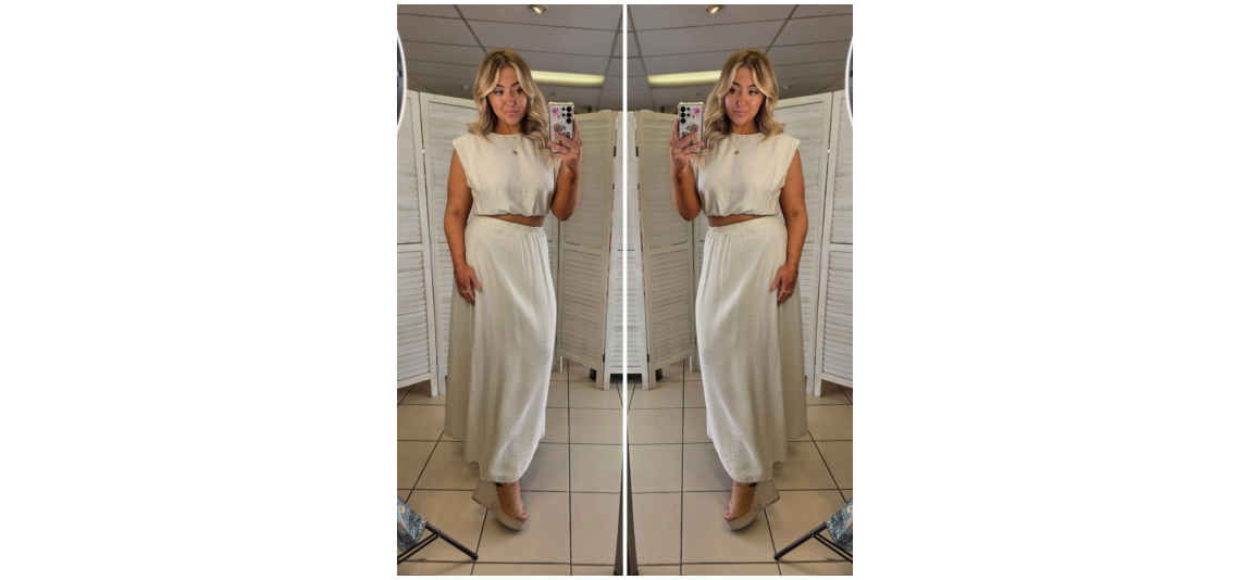 MILAN MOOD CO ORD - CREAM