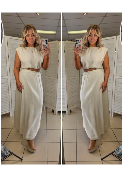 MILAN MOOD CO ORD - CREAM