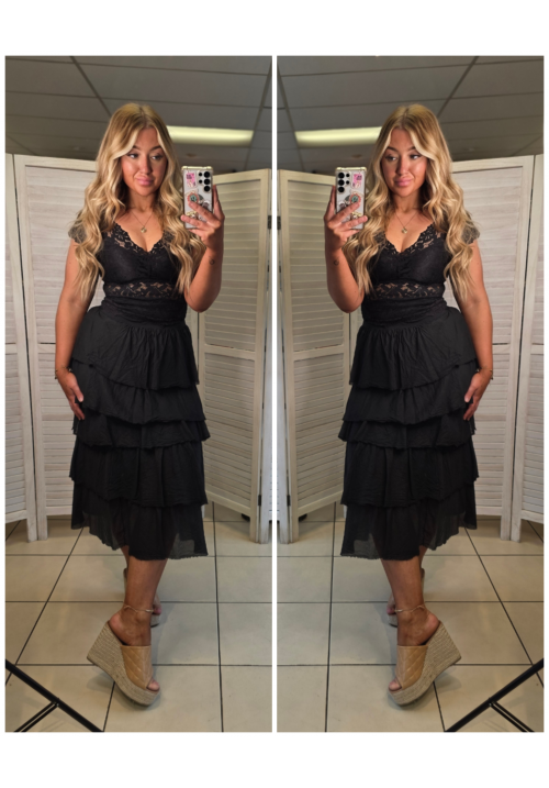 TIER AND THERE SKIRT/DRESS 