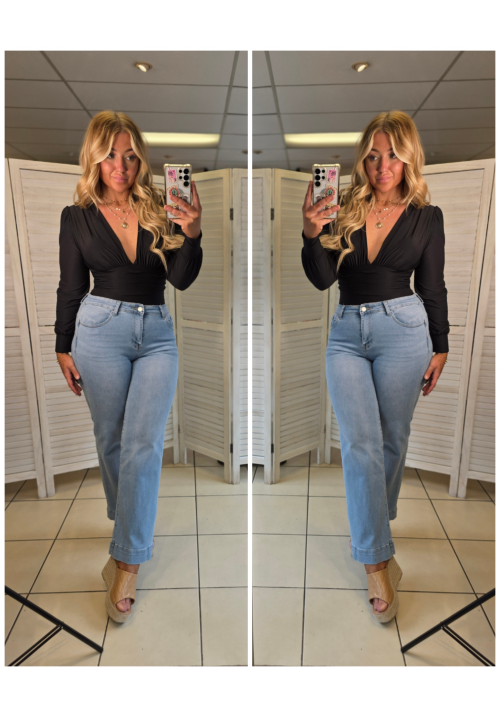 DEEPLY DIVINE BODYSUIT - BLACK
