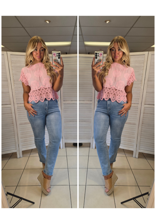  BLOOM SERVICE TOP - PINK