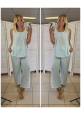 THE CHALKLINE COLLECTION - AQUA - TROUSERS