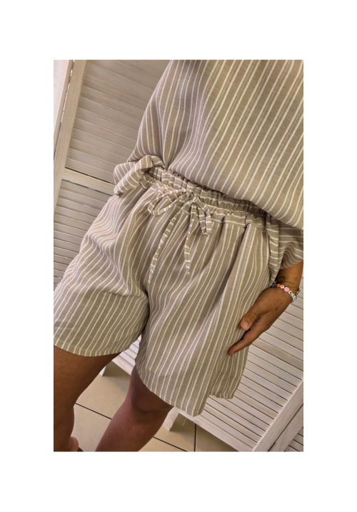 THE CHALKLINE COLLECTION - TAN - SHORTS
