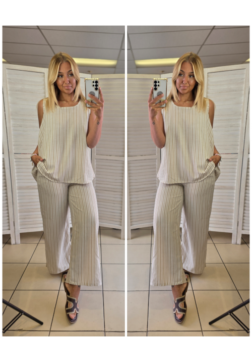 THE CHALKLINE COLLECTION - TAN - TROUSERS
