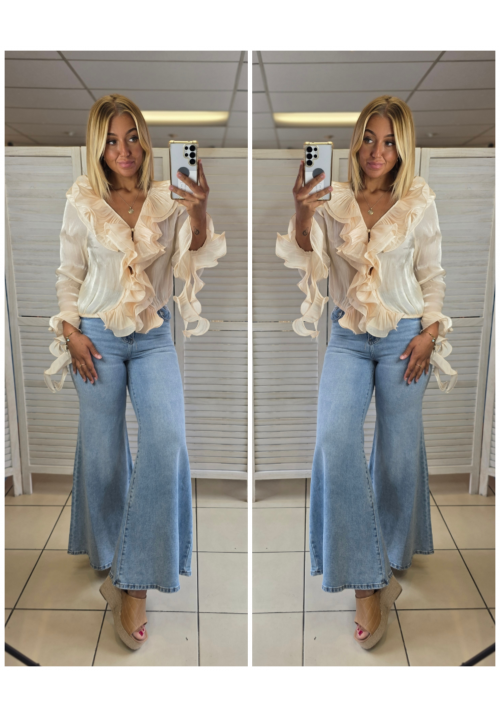 THE FLORENCE BLOUSE - CREAM