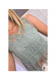 FRINGE BENEFITS TOP - KHAKI