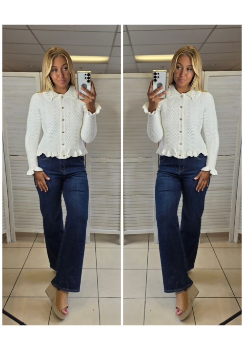  THE SWEETHEART CARDIGAN - IVORY