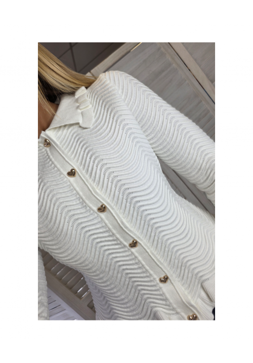 THE SWEETHEART CARDIGAN - IVORY