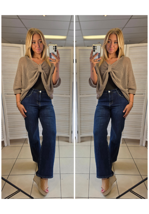 THE BUTTERFLY KNIT JUMPER - TAN