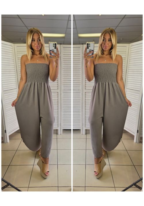  SUMMER LOVIN JUMPSUIT - TAUPE