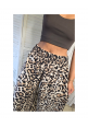 WILD SIDE WIDE LEG TROUSER - LEOPARD