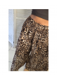 WILD SIDE WIDE LEG TROUSER - ANIMAL PRINT