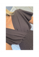 CURVY GIRLS SWEET ESCAPE JUMPSUIT - CHOCOLATE
