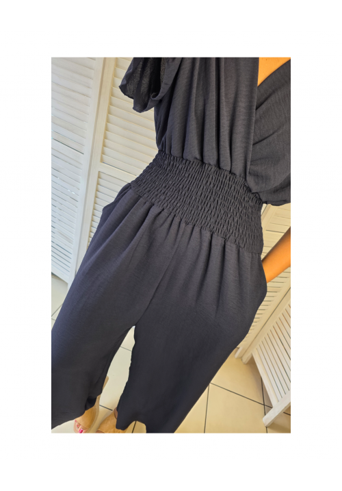 CURVY GIRLS SWEET ESCAPE JUMPSUIT - NAVY