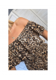 CURVY GIRLS BARDOT JUMPSUIT - LEOPARD PRINT