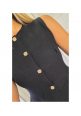  MEET ME IN PARIS TOP - BLACK