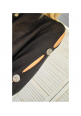 SIENNA BUTTON KNIT TOP - BLACK