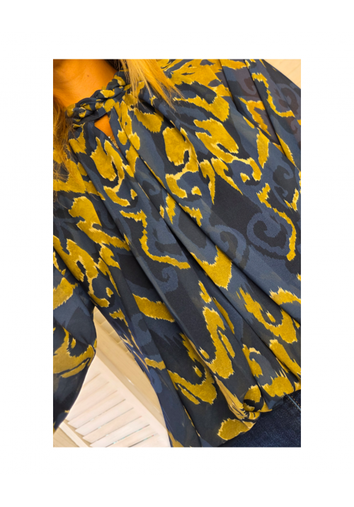  SIREN SERENADE BLOUSE - BLUE
