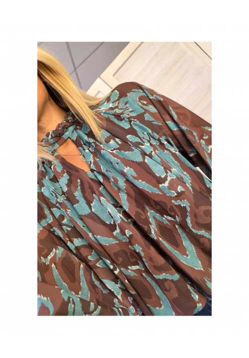  SIREN SERENADE BLOUSE - AQUA
