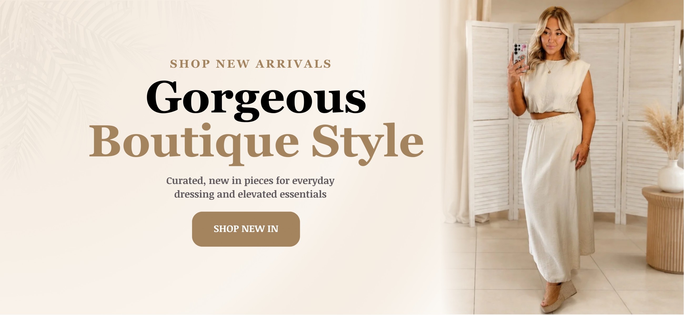 MILAN MOOD CO ORD - CREAM