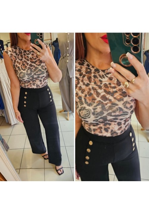 FATAL ATTRACTION BODYSUIT - LEOPARD PRINT