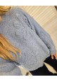 SILHOUETTE BLOOMS JUMPER - POWDER BLUE