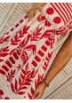 SANTORINI STROLL SUMMER DRESS - RED