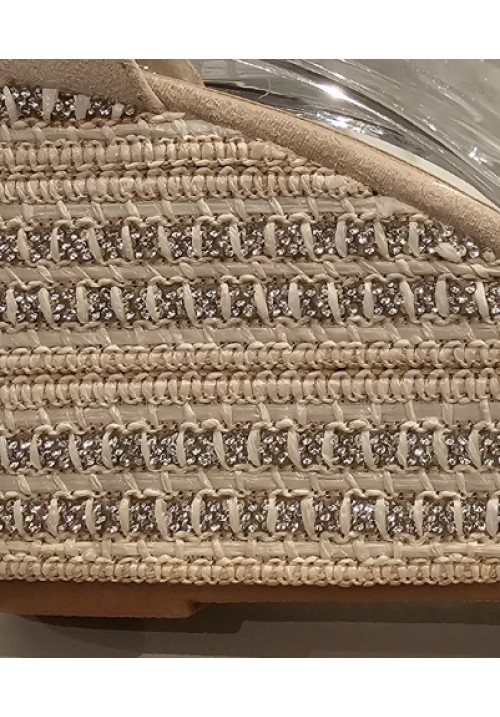 SPARKLES AND SUNSET WEDGES - BEIGE